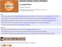 Tablet Screenshot of crystalorb.net